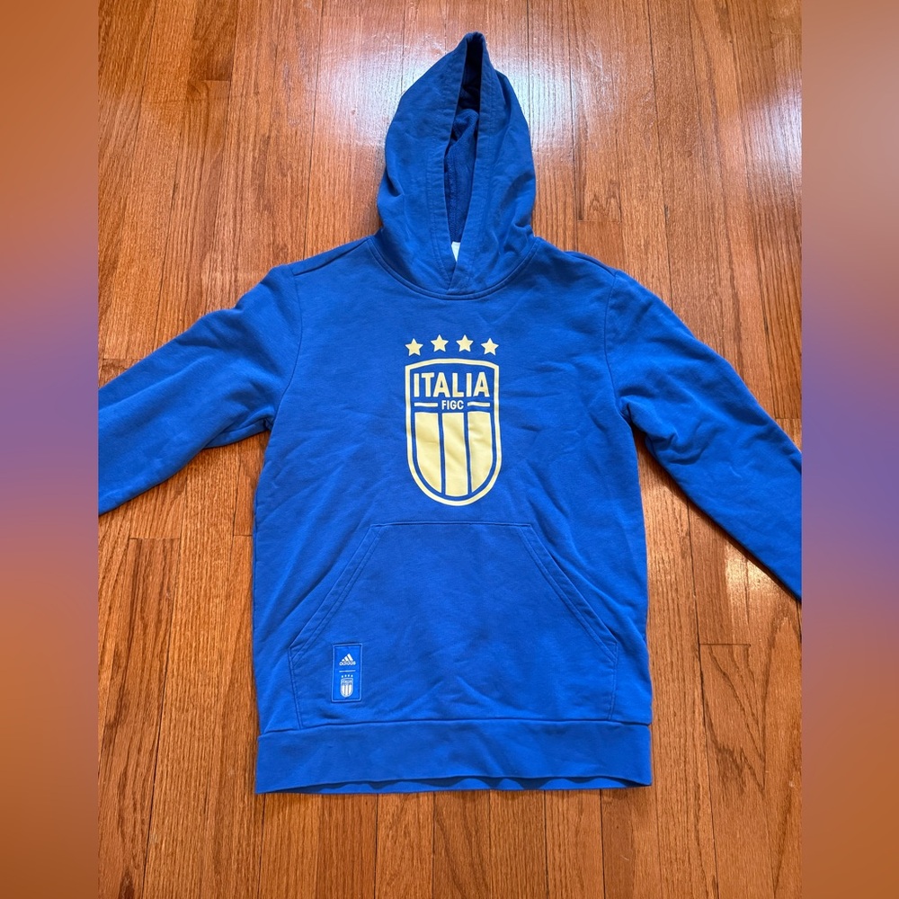 Adidas Italia FIGC Blue youth large Sweater